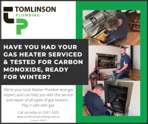 Gas Heaters | Carbon Monoxide Testing | Geelong | Torquay | Tomlinson Plumbing